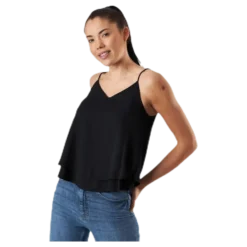Bodil Slip Top Black