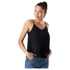 Bodil Slip Top Black