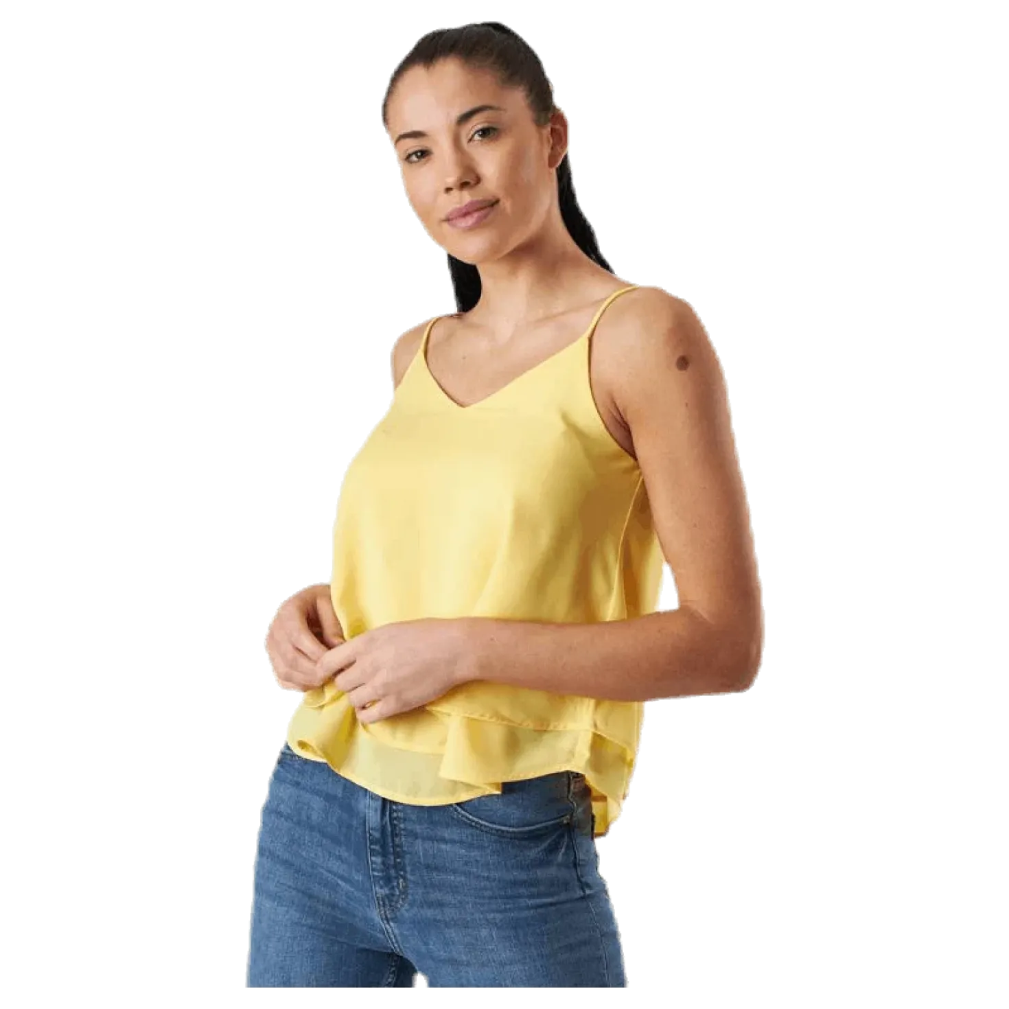 Bodil Slip Top Yellow
