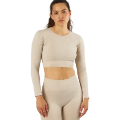 Bonnie Ribbed LS Beige