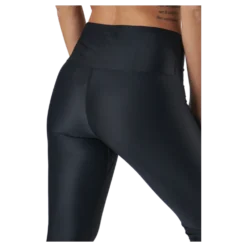 Borg High Waist Solid Tights Black Beauty
