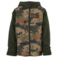 Boys Gameday Jacket Patterned/Green