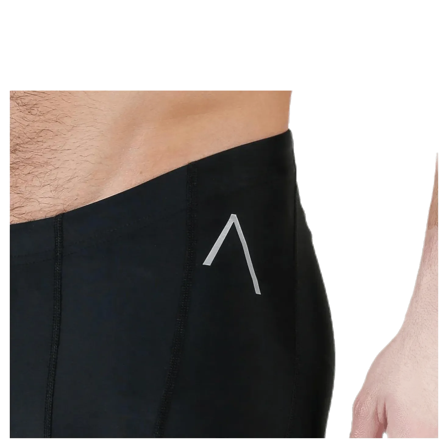 Brace Compression Tights Black/Red