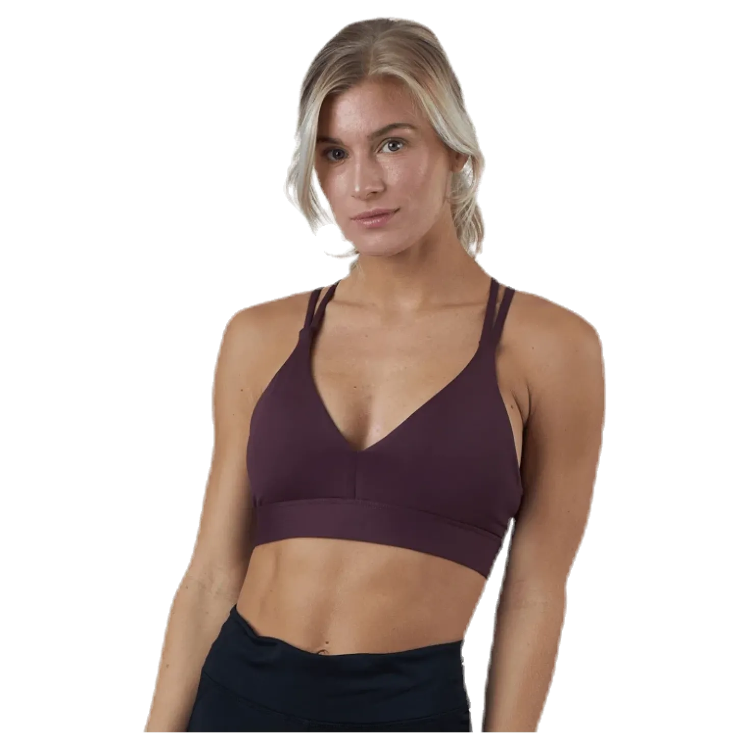 Braid Sports Bra Red