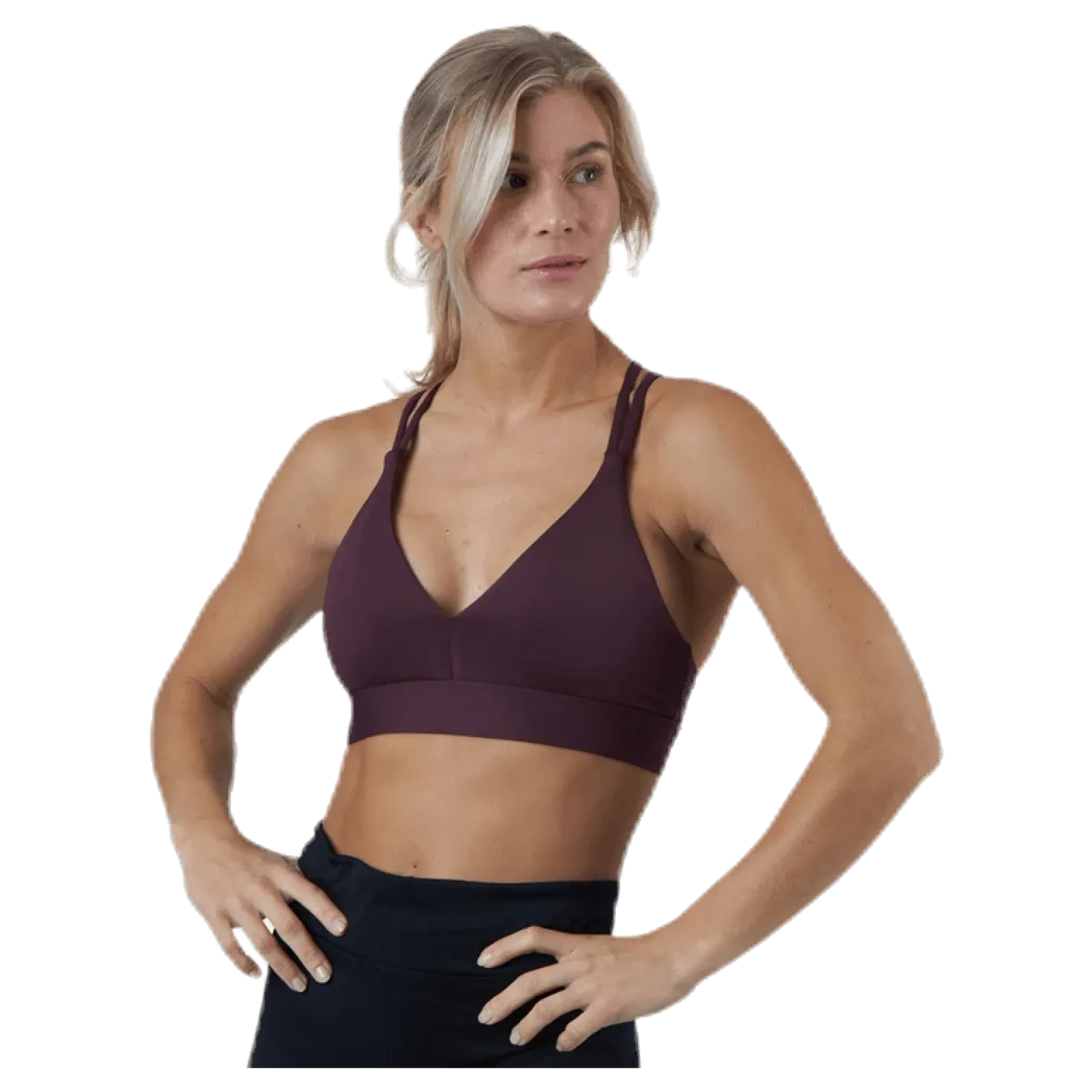 Braid Sports Bra Red