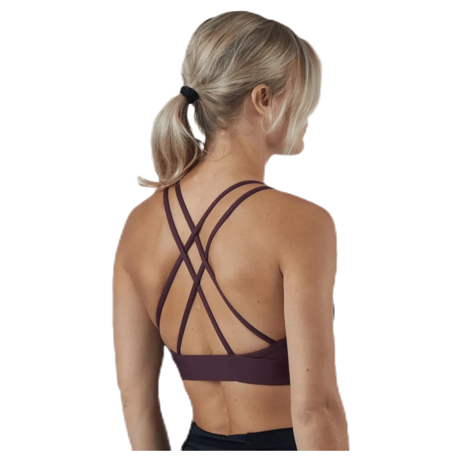 Braid Sports Bra Red