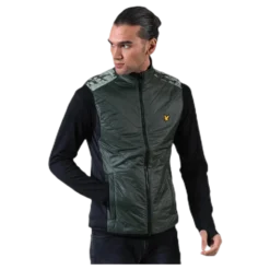Brandon Chevron Gilet Green