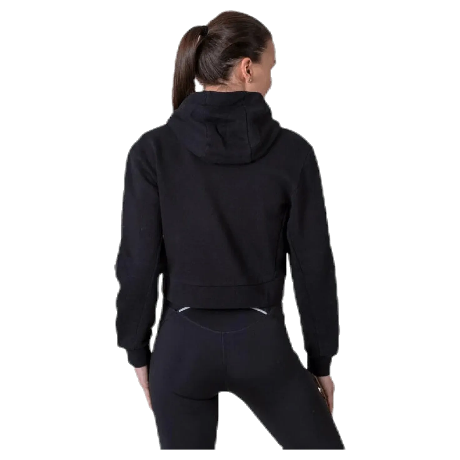B Sport Cropped Hood Black
