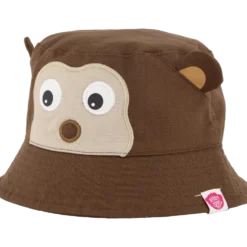 Bucket Hat Monkey Brown Medium