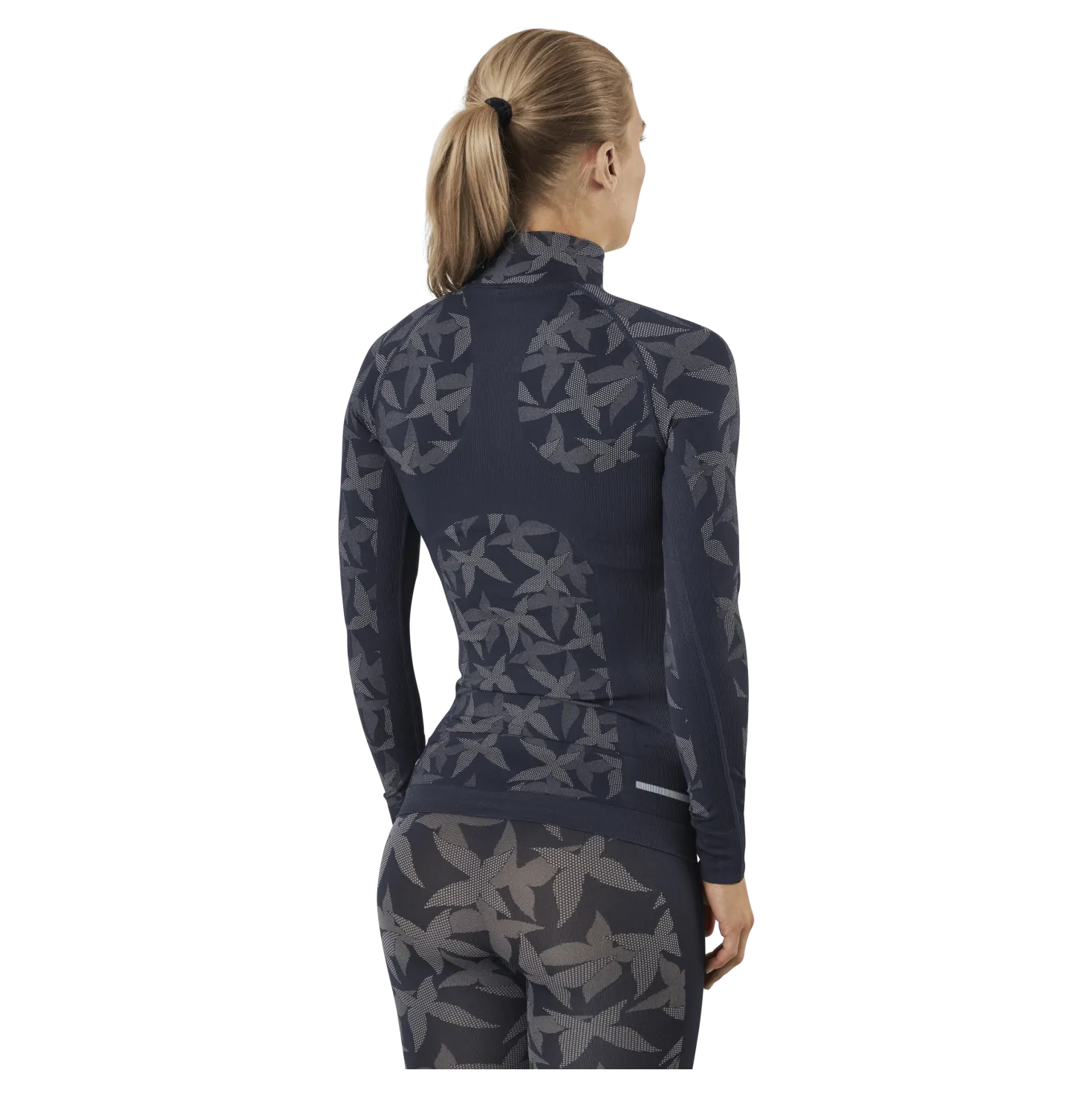 Butterfly Half-Zip Shirt Blue