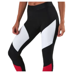 Cadence Blocked Tights Red