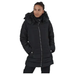 Camilla Quilted Coat Cc Otw Black