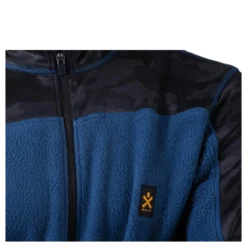 Camo Fleece Jacket Blue