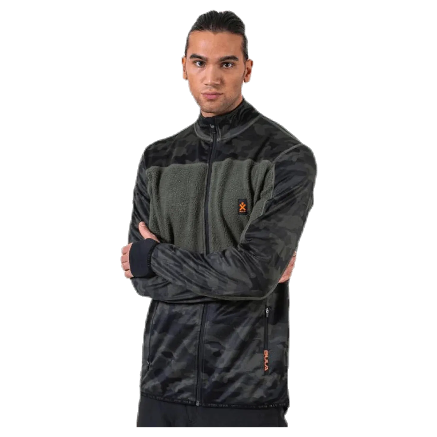 Camo Fleece Jacket Green