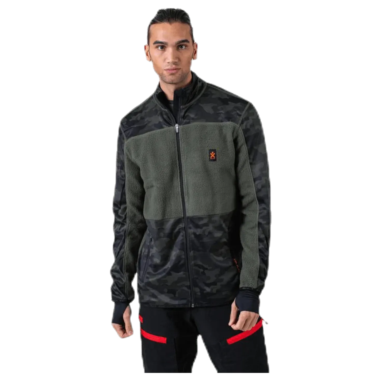 Camo Fleece Jacket Green