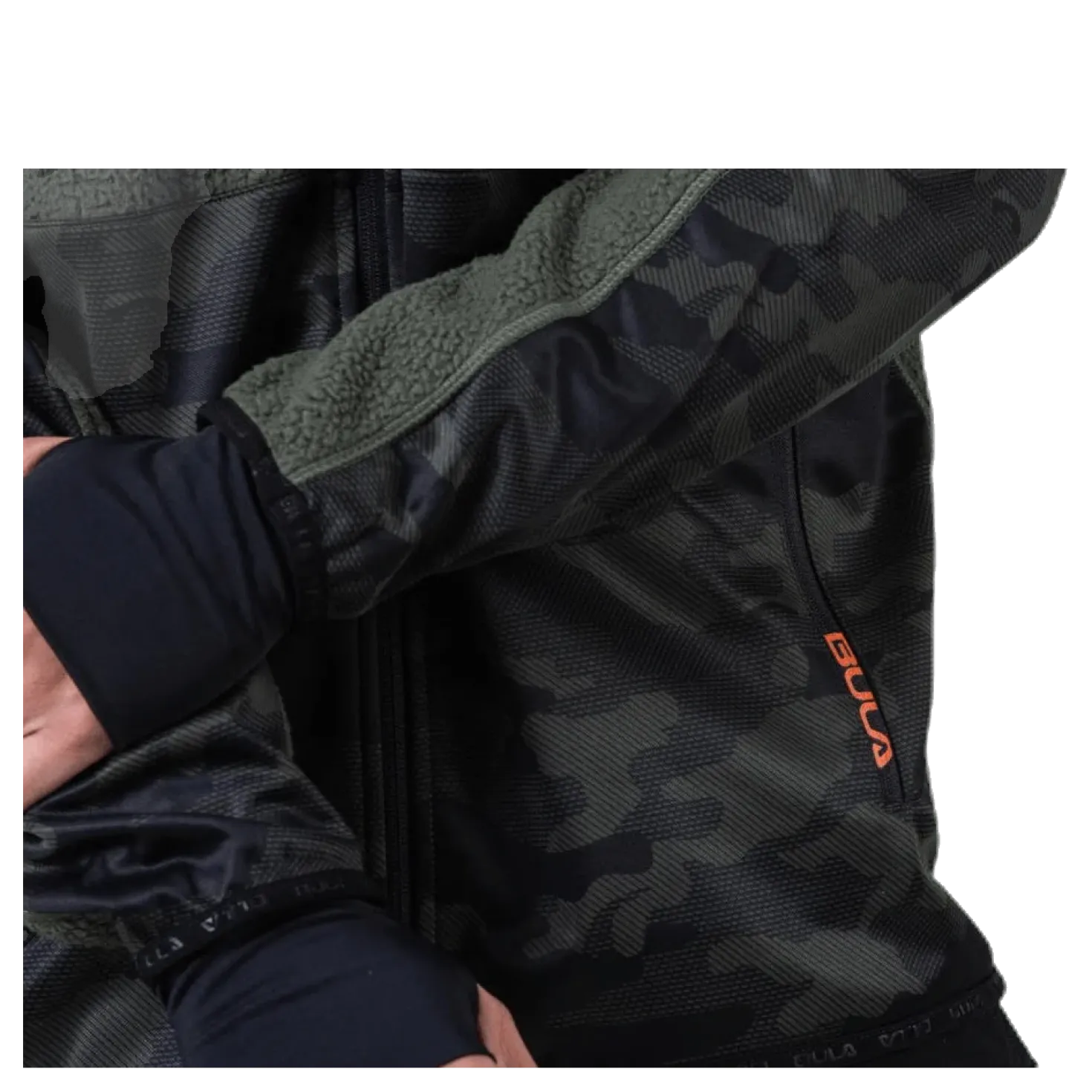 Camo Fleece Jacket Green