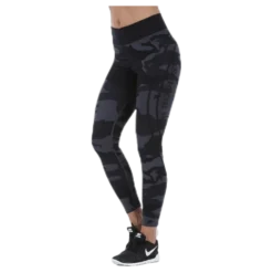 Camo High Tights Black