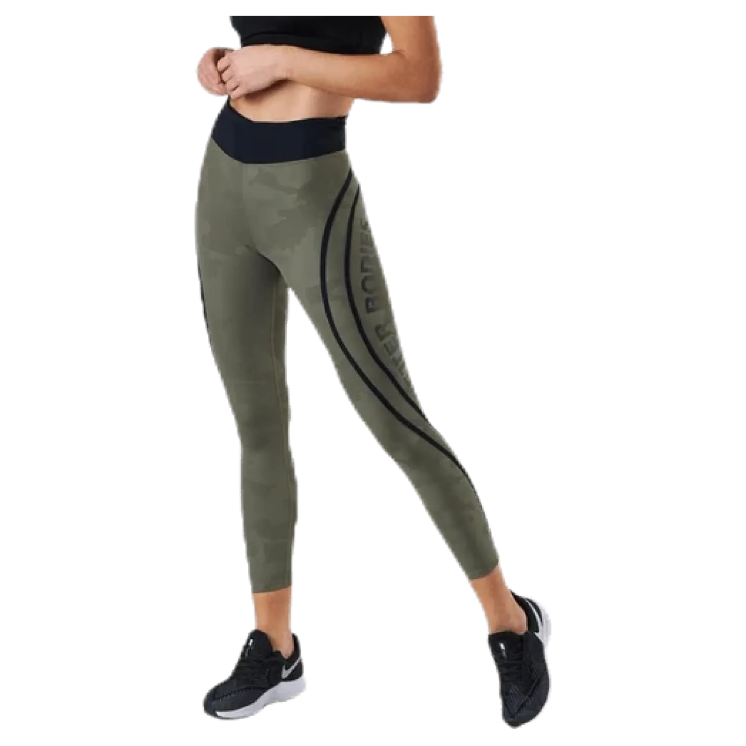 Camo High Tights Patterned/Green