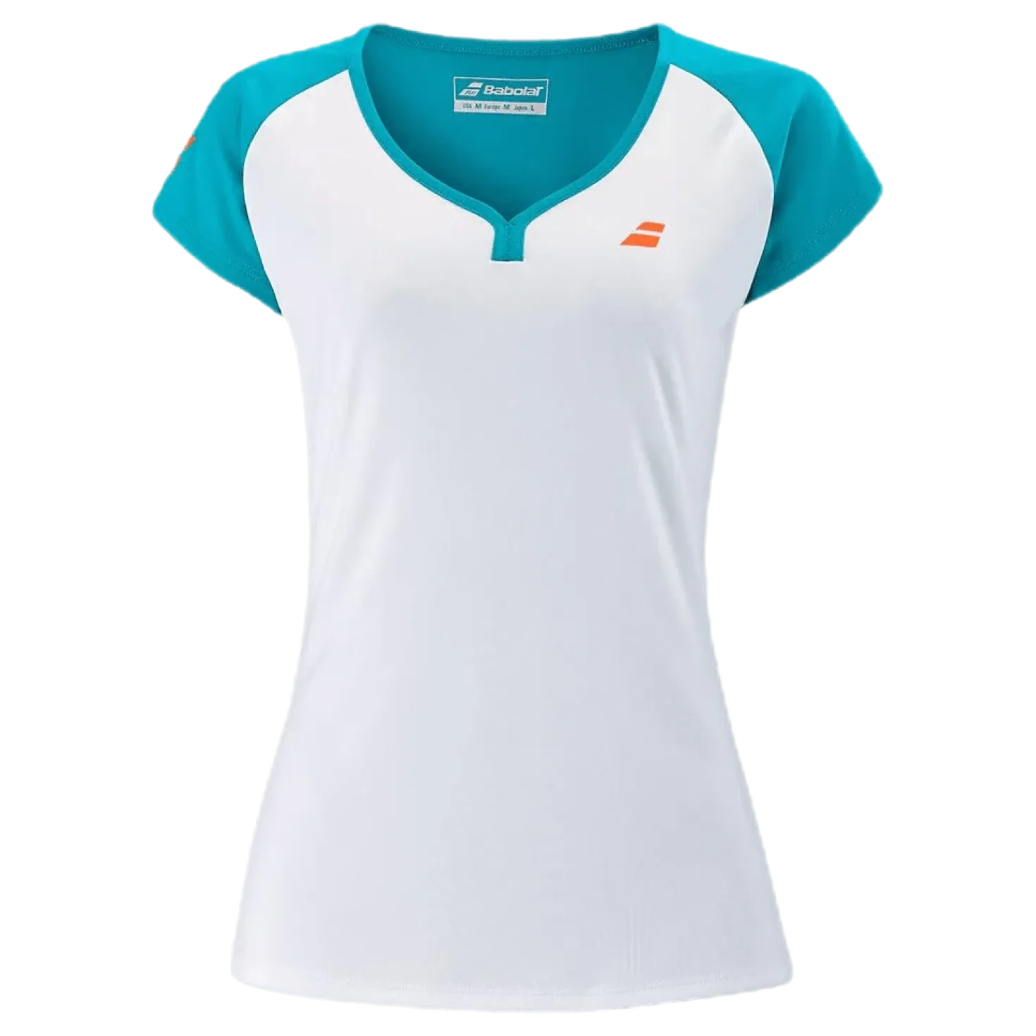 Cap Sleeve Top Play Blue/White