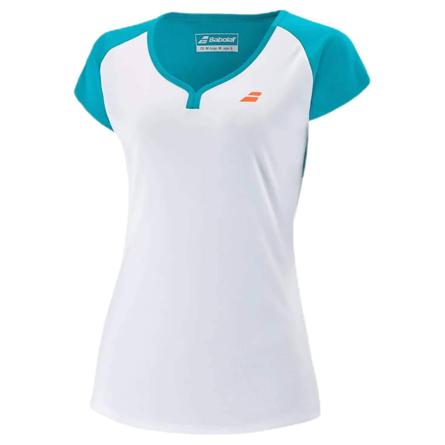 Cap Sleeve Top Play Blue/White
