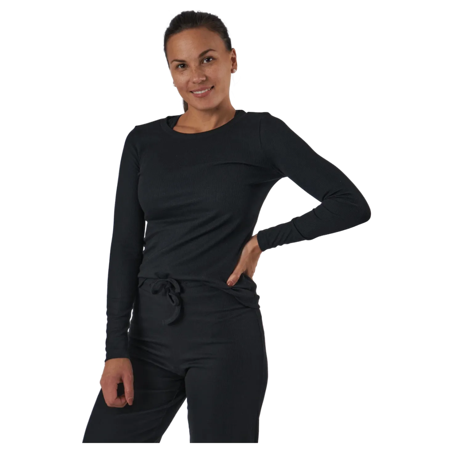 Cara Rib Set Black