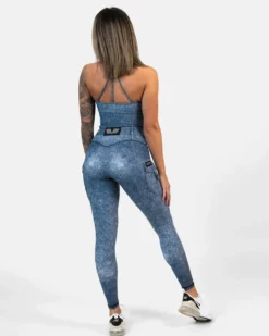 Cargo Leggings Denim Denim