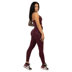 Cargo Top Burgundy Dark Red