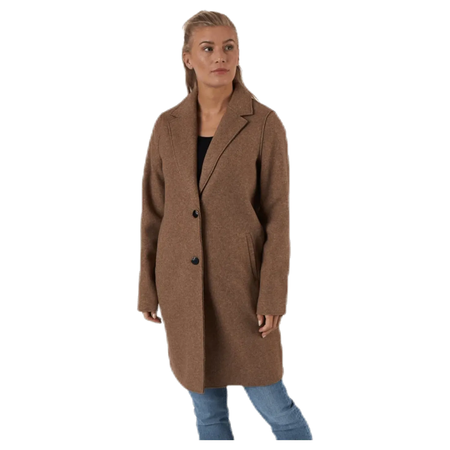 Carrie Bonded Coat Otw Brown