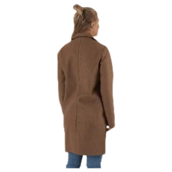 Carrie Bonded Coat Otw Brown