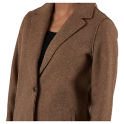 Carrie Bonded Coat Otw Brown