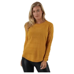 Caviar L/S Pullover Knt Yellow