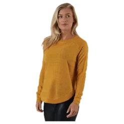 Caviar L/S Pullover Knt Yellow