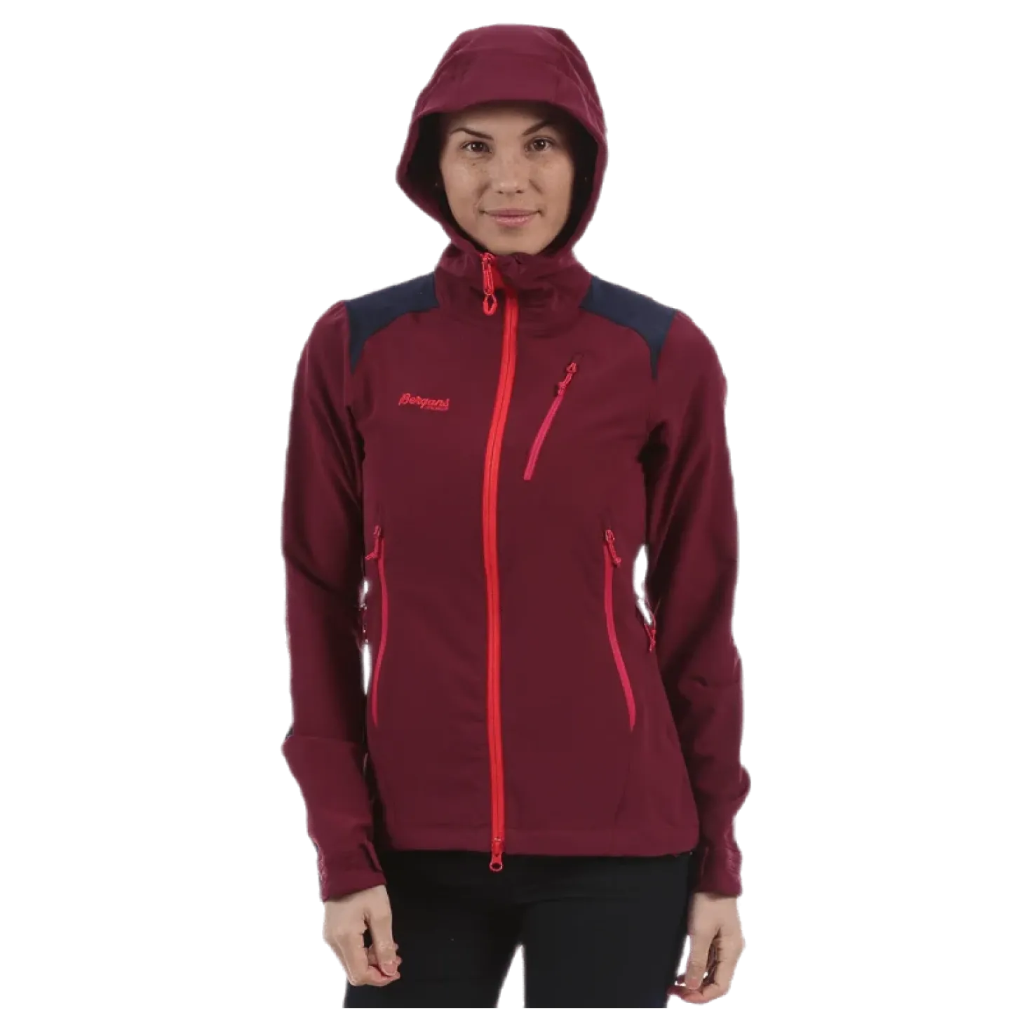 Cecilie Mountaineering Jacket Grey/Red