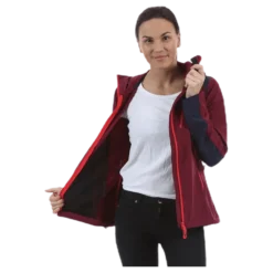 Cecilie Mountaineering Jacket Grey/Red