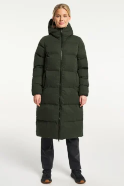 Cevina Coat Dark Olive