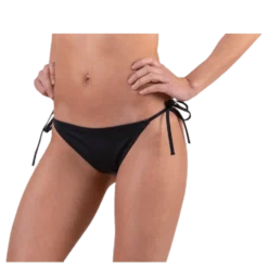 Cheeky String Side Tie Bikini Black