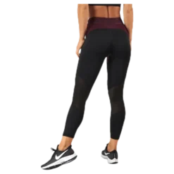 Chia Blocked Tights Red