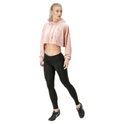 Chrystie crop hoodie Pink/Beige