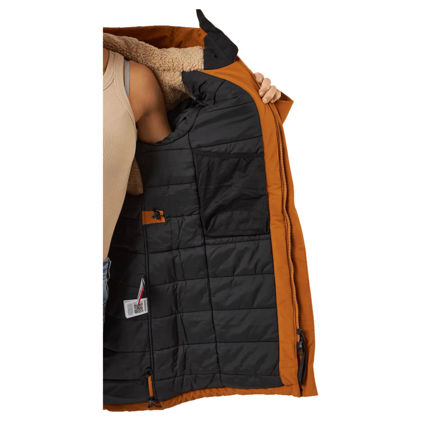 Ciana Wns Parka 2 Orange