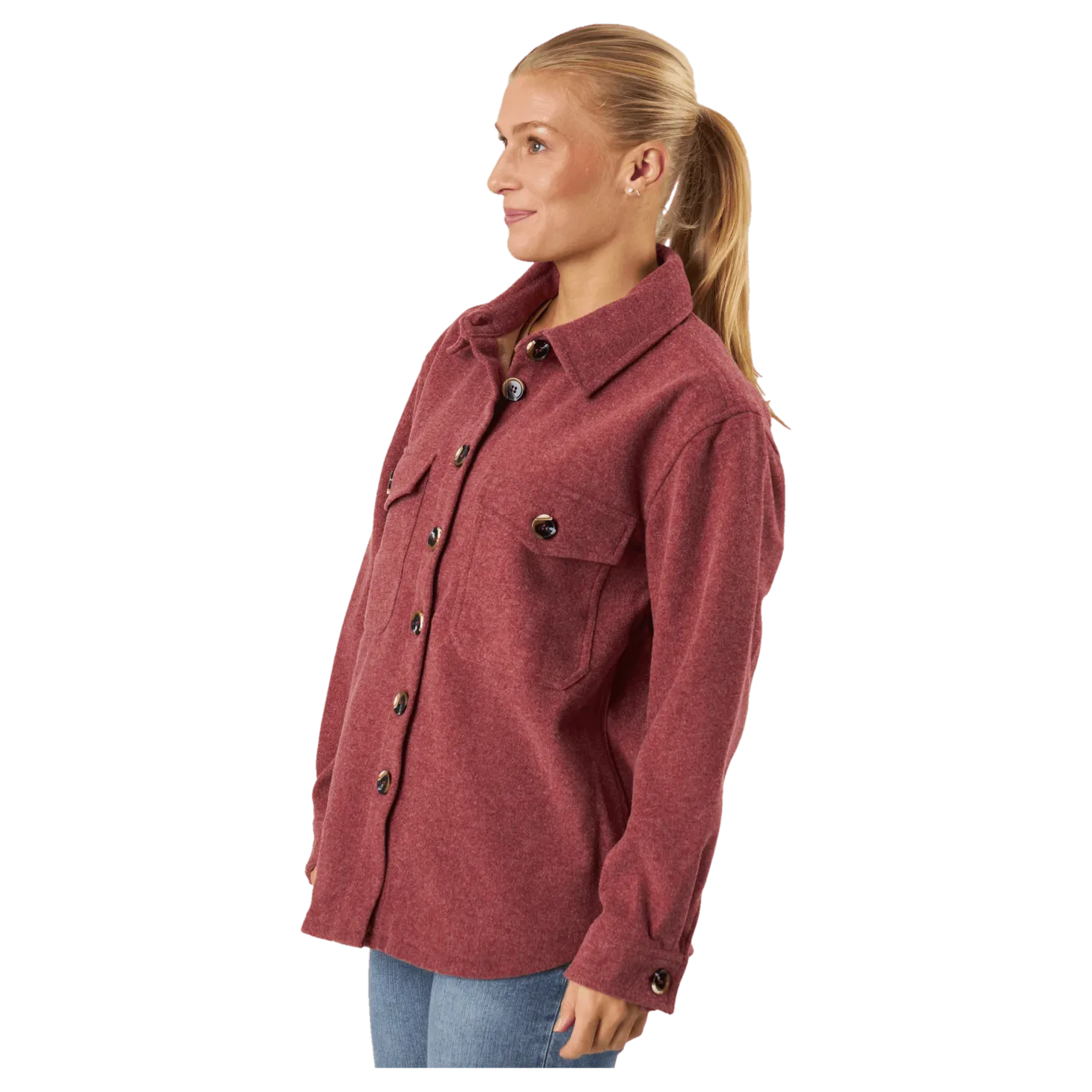 Cindy Reco Shirt Rhubarb Red