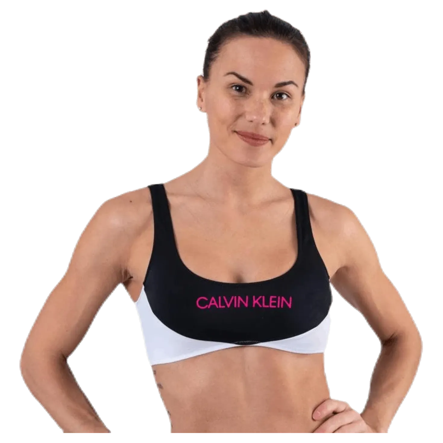 Ck Blocking Bralette Black
