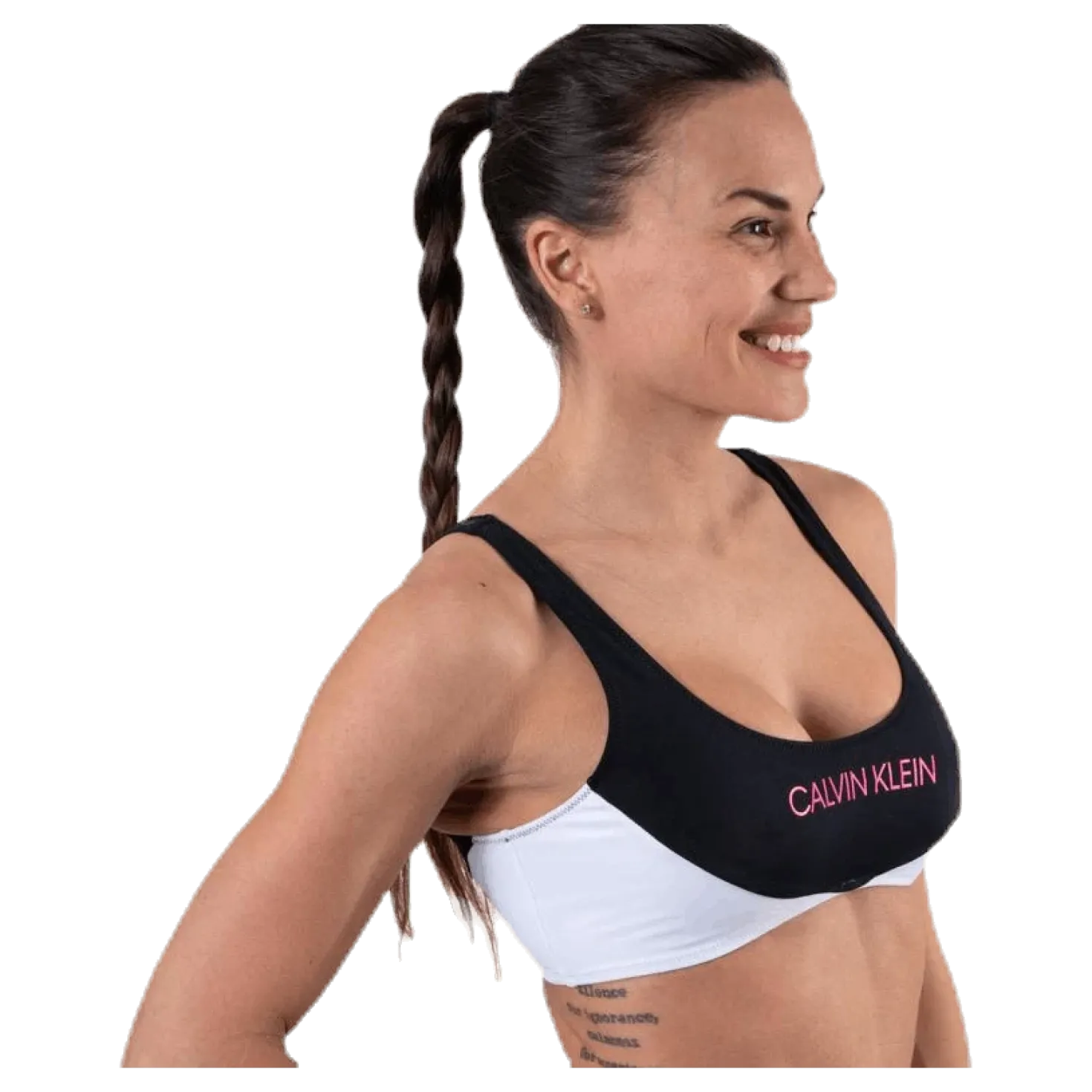 Ck Blocking Bralette Black