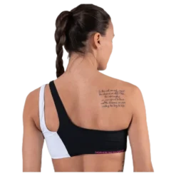 Ck Blocking One Shoulder Bandeau Black