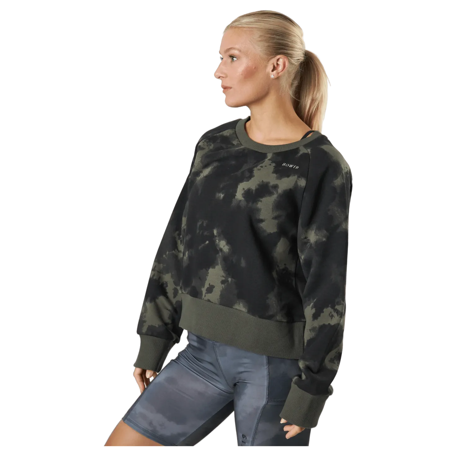 Clara Crewneck Cinder Tie Dye