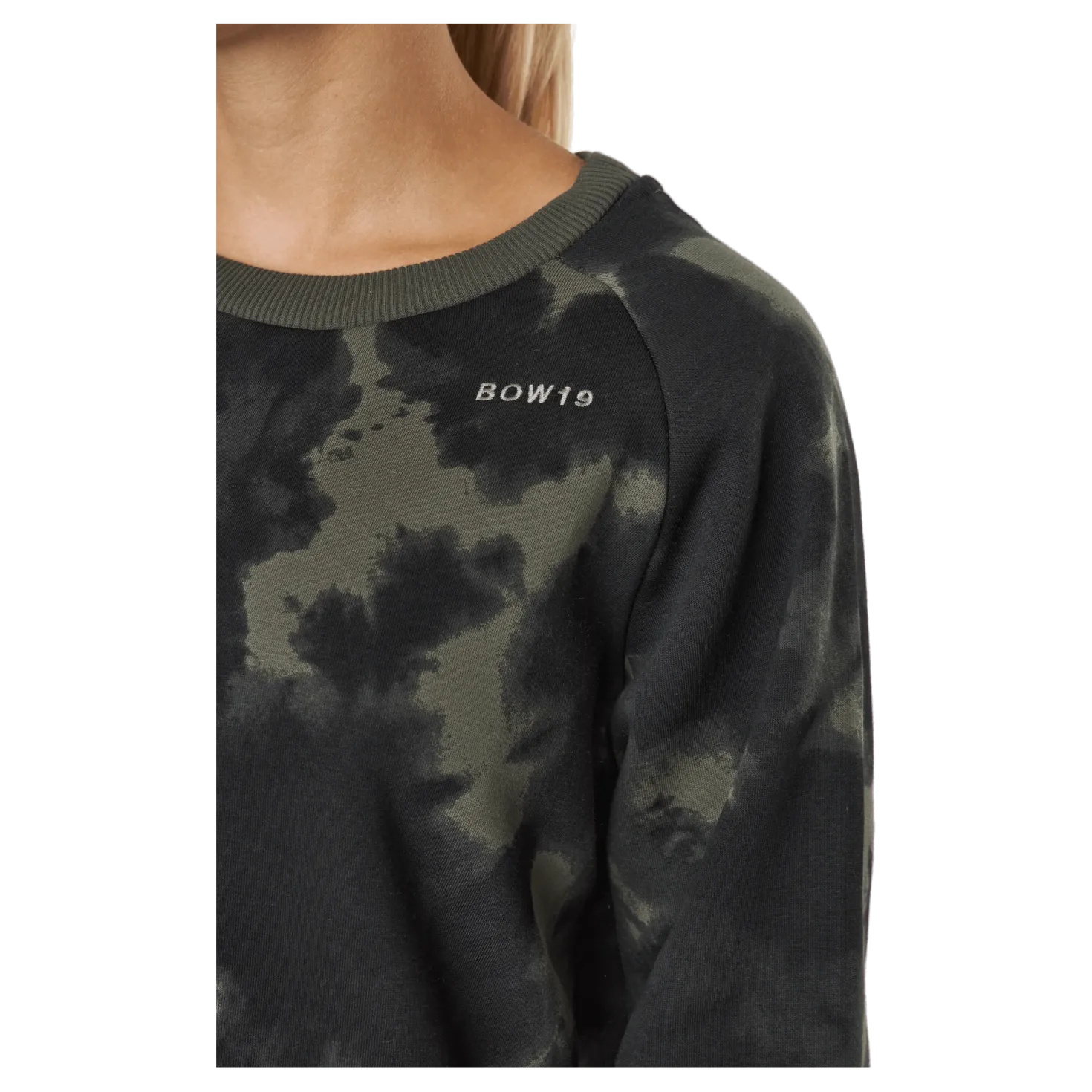 Clara Crewneck Cinder Tie Dye