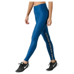 Clara High Waist Tights Blue