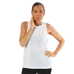 Clara Loose Singlet White