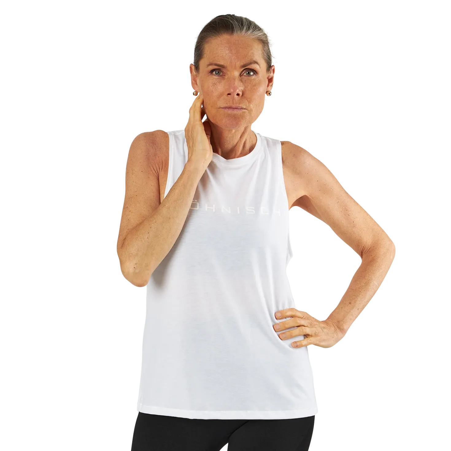 Clara Loose Singlet White