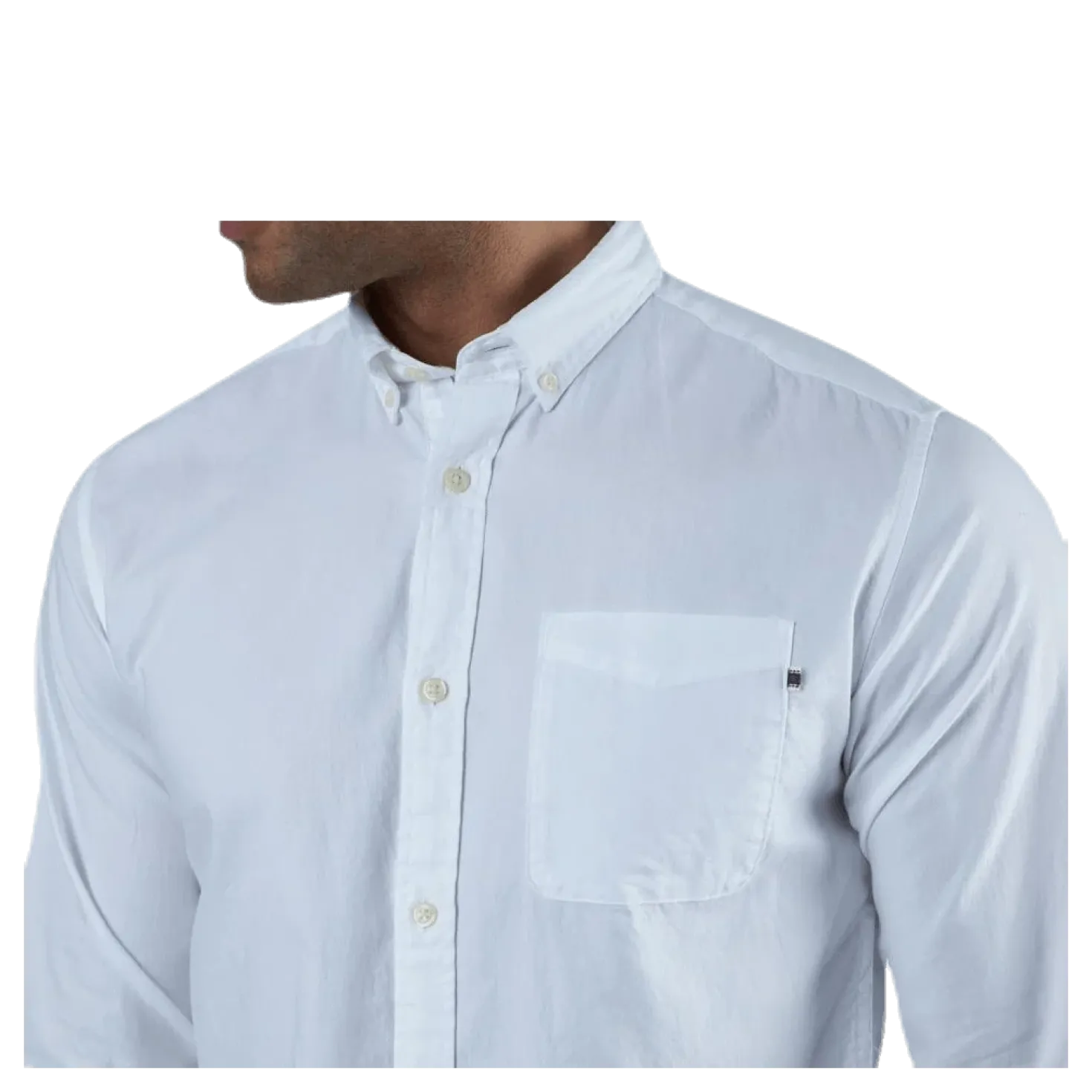 Classic Soft Oxford Shirt L/S White