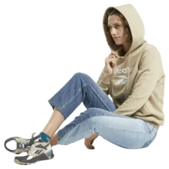 Cl F Big Logo Hoodie Ft Beige